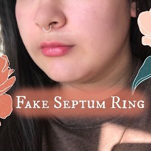 Fake Septum Ring ❗️PRICE FIRM❗️